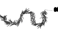 Thuja Batteridriven Girlang 180cm Grön IP44