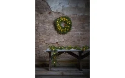 Kransar|Batteri Julpynt Utomhus<Star Trading Thuja Batteridriven Krans 45cm LED Grön IP44