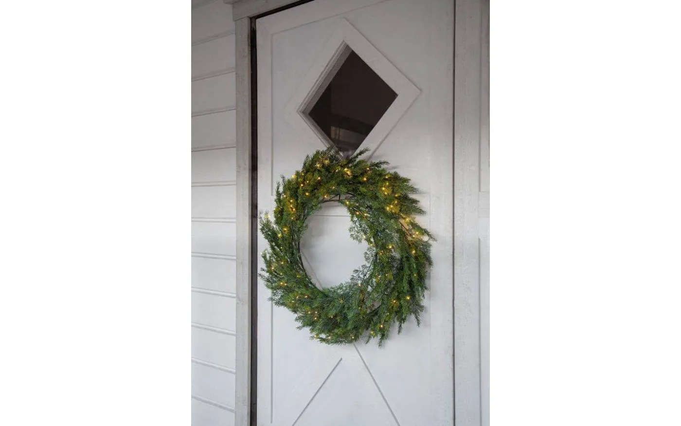 Thuja Krans 80cm LED Grön IP44