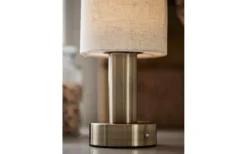 Tiara Uppladdningsbar Bordslampa 24cm LED CCT Antikmässing