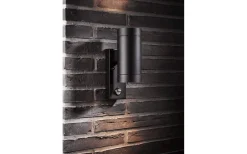 Tin Maxi Vägglampa Rörelsesensor Svart IP54