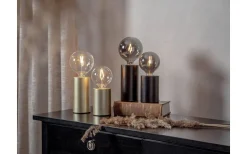 Star Trading Tiny Bordslampa 10cm E14 Svart* Bordslampor