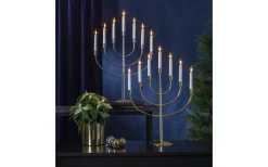 Titus Adventsljusstake LED 59cm Krom