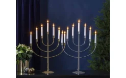 Titus Adventsljusstake LED 59cm Krom