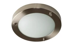 Badrumslampor Tak<ArmaturHantverk Tjörn Plafond Ø18cm 3-Steg DIM LED 10W 3000K Nickel IP44