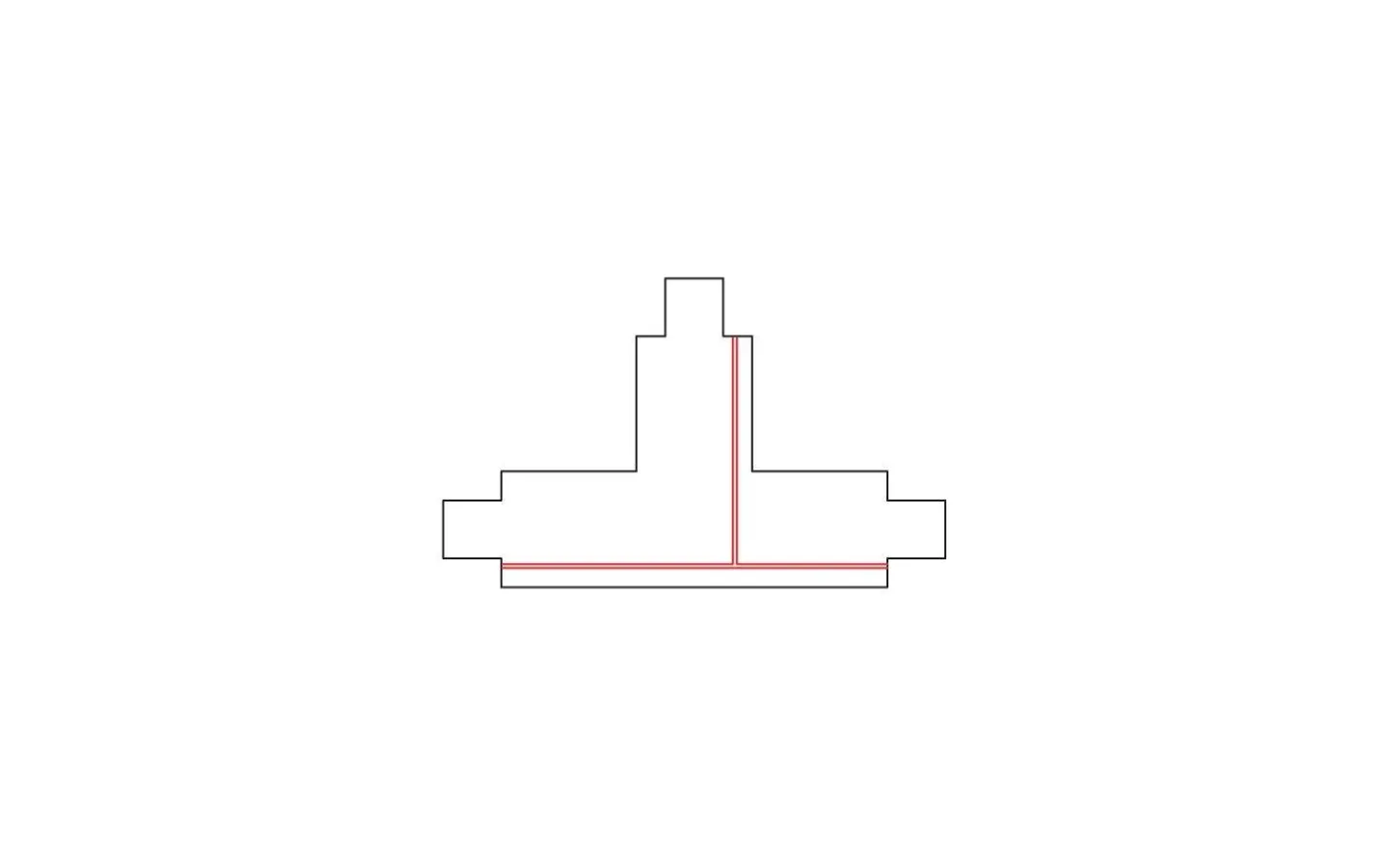 Skensystem<Belid T-Koppling GB36-2 Global 1-Fas Skena Mattsvart