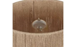 Trio Lighting Toba Bordslampa E27 trä/beige* Bordslampor