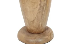 Trio Lighting Toba Golvlampa E27 trä/beige* Golvlampor