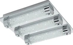 Badrumslampor Tak<Eglo Tolorico Plafond 35cm LED 4000K 22W Krom IP44