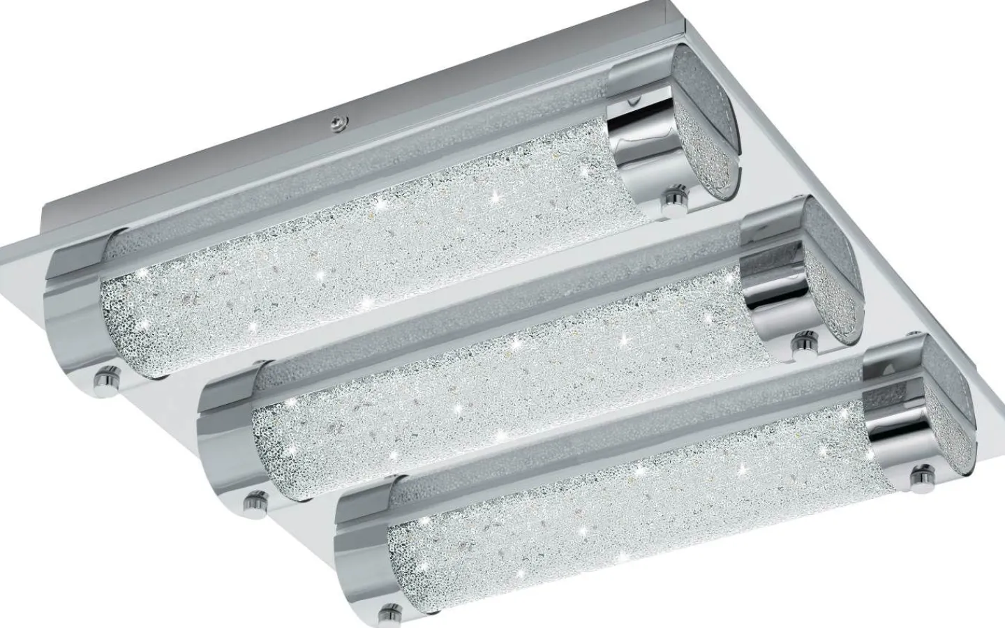 Badrumslampor Tak<Eglo Tolorico Plafond 35cm LED 4000K 22W Krom IP44