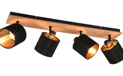 Tommy Spotlight 4-delad E14 trä/matt svart