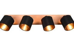 Tommy Spotlight 4-delad E14 trä/matt svart
