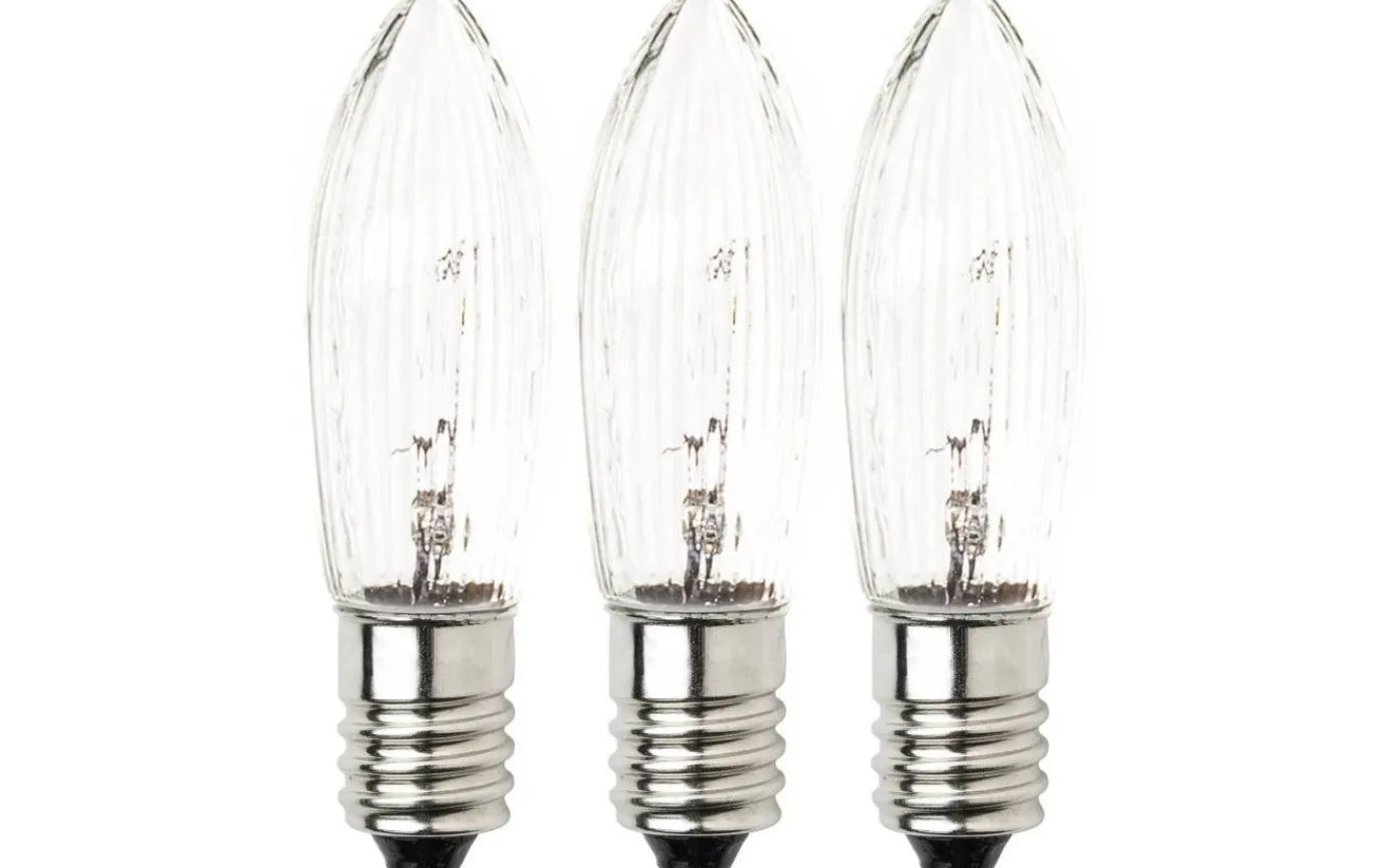 E10 Jullampor|E10 Jullampor<Konstsmide Topplampa 9 och 11-arm E10 23V 3W 3-Pack
