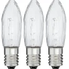 E10 Jullampor|E10 Jullampor<Konstsmide Topplampa 7-arm E10 34V 3W Klar 3-Pack