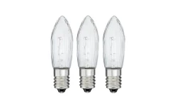 Konstsmide Topplampa E10 Trafo-24V 1,8W 3-Pack* E10 Jullampor|E10 Jullampor