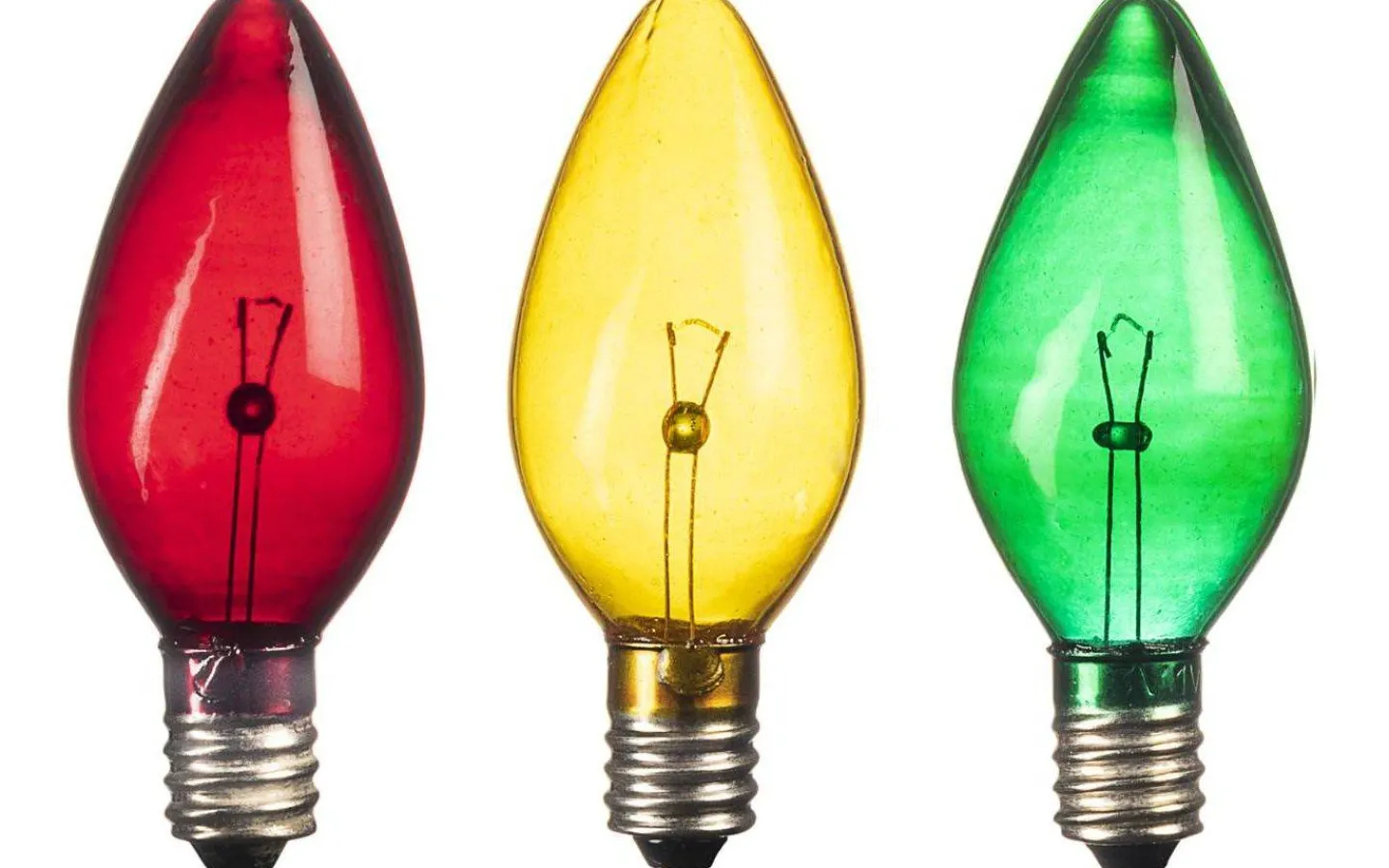 E10 Jullampor|E10 Jullampor<Konstsmide Topplampa E10 3V 0,5W Flerfärgad 3-Pack