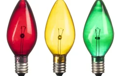 Topplampa E10 3V 1W Flerfärgad 3-Pack