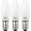 Konstsmide Topplampa Luciakrona, Tärnljus E10 LED 1,5V 0,06W 3-Pack* E10 Led Jullampor|E10 Led Jullampor