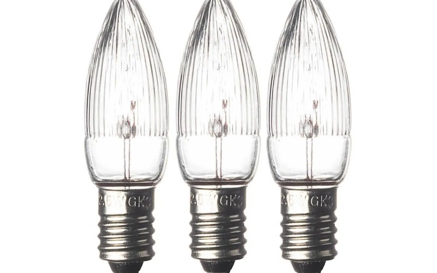 Konstsmide Topplampa Slinga 20L E10 12V 3W 3-Pack* E10 Jullampor|E10 Jullampor