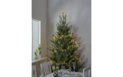 Star Trading Toppstjärna Topsy Batteridriven med Timer 28cm Mässing* Julgranstillbehör