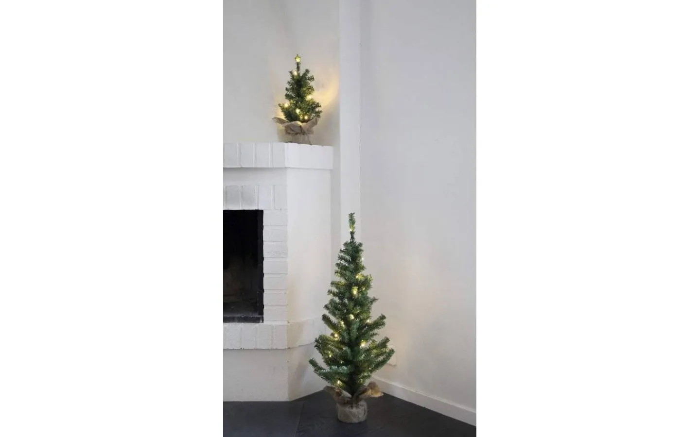 Star Trading Toppy Batteridriven Konstgran LED 60cm* Konstgranar Med Led|Batteri Julpynt Inomhus