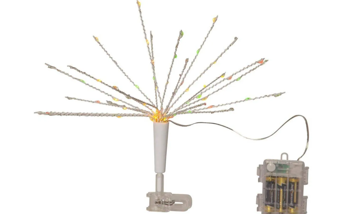 Julgranstillbehör<Star Trading Topsy Batteridriven Toppstjärna 35cm Multi