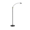 Toreno Golvlampa 127cm LED Svart/Mässing