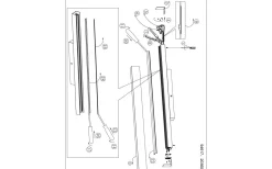 Eglo Toretta Vägglampa 60cm LED 4000K 14W Nickel IP44* Badrumslampor Vägg