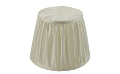 Plisserade Lampskärmar<Hallbergs Torino Plisserad Takskärm Ø42cm Offwhite