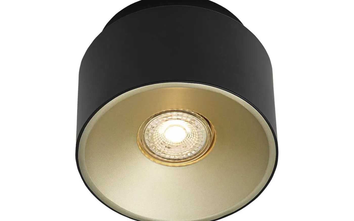 Torone Takspotlight 14cm Svart