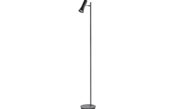 Golvläslampor<Oriva Toronto Golvlampa 144cm Svart