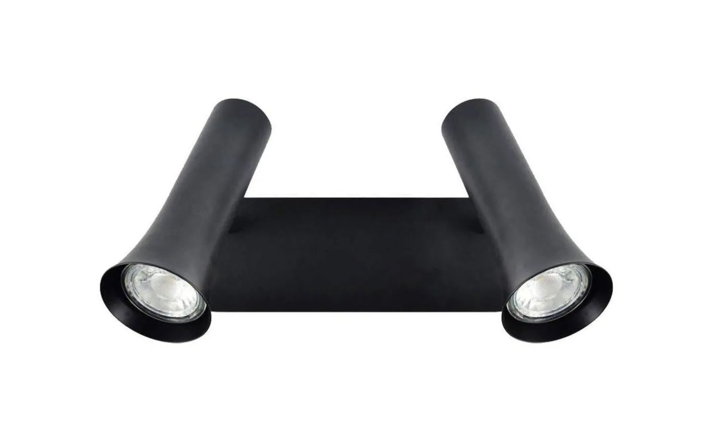 Sovrum|Läslampor<Oriva Toronto Vägglampa 2L Svart