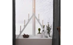 Visa Alla Adventsljusstakar|Adventsljusstakar 61-120 Cm<Star Trading Torpa Adventsljusstake 71cm Vit