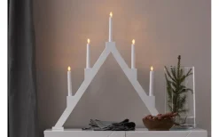 Star Trading Torpa Adventsljusstake 57cm Vit* Visa Alla Adventsljusstakar|Adventsljusstakar 31-60 Cm