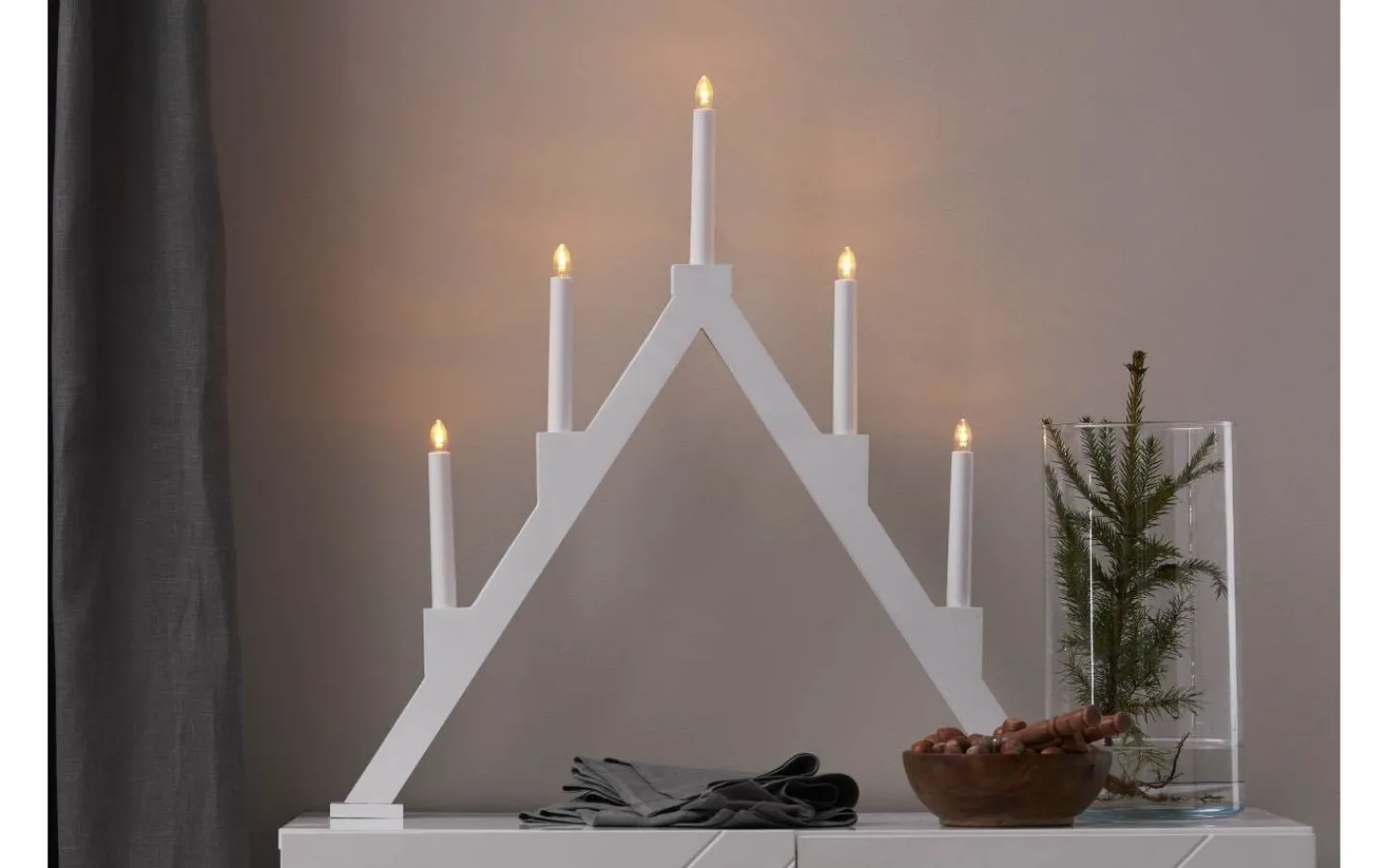 Star Trading Torpa Adventsljusstake 57cm Vit* Visa Alla Adventsljusstakar|Adventsljusstakar 31-60 Cm