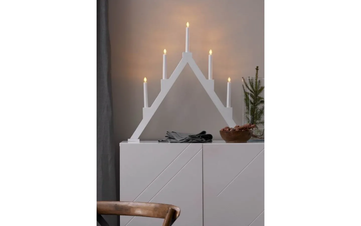 Star Trading Torpa Adventsljusstake 57cm Vit* Visa Alla Adventsljusstakar|Adventsljusstakar 31-60 Cm