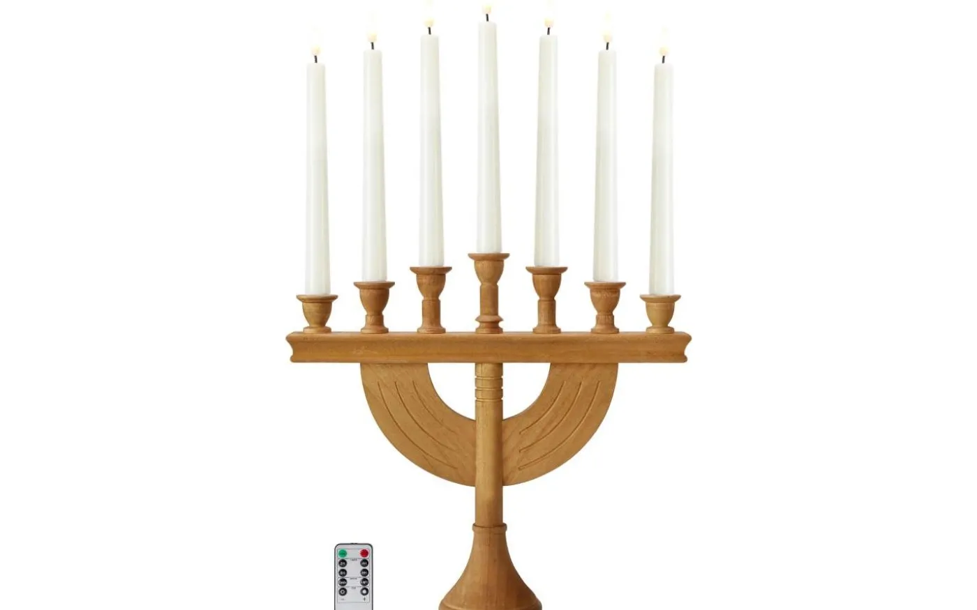 Torpa Batteridriven Adventsljusstake 62cm Betsad Brun