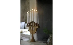 Torpa Batteridriven Adventsljusstake 62cm Betsad Brun