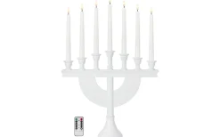 Batteridrivna Adventsljusstakar|Visa Alla Adventsljusstakar<Markslojd Torpa Batteridriven Adventsljusstake 62cm Vit