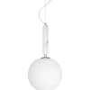 Kök & Matplats|Hall & Trappa<Globen Lighting Torrano Taklampa 30cm E14 Vit/Opalvit