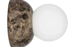 Globen Lighting Torrano Vägglampa/Plafond 13cm IP44 Brun* Badrumslampor Tak|Badrumslampor Vägg