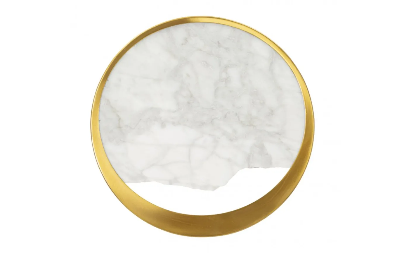 Torre Vägglampa Marmor 24cm Guld