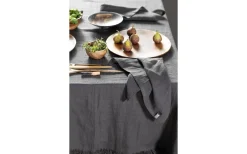 Torun Linneduk Grå 150x350 cm