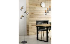 Trio Lighting Tosh Golvlampa E14 mattsvart* Golvläslampor