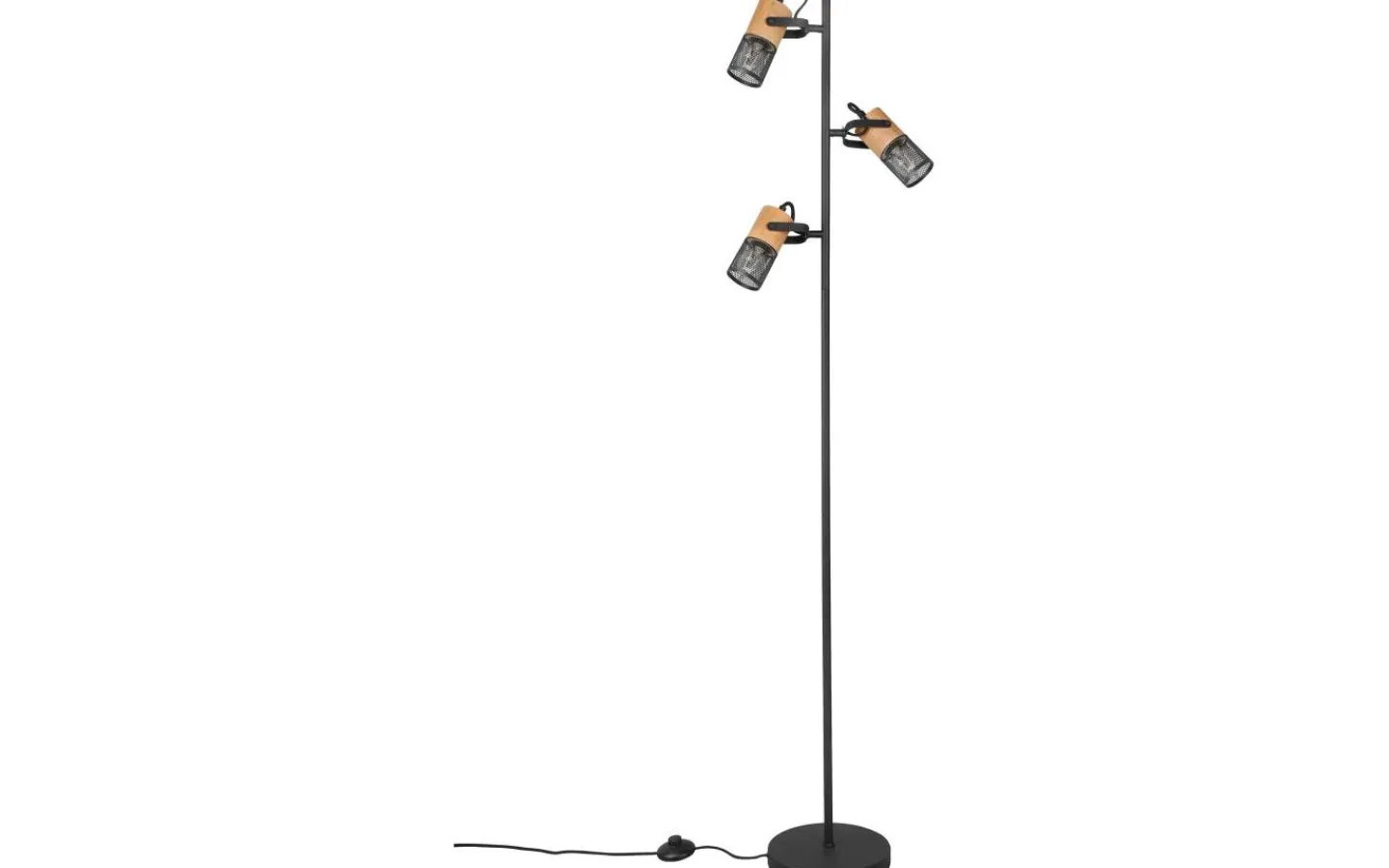 Trio Lighting Tosh Golvlampa E14 mattsvart* Golvläslampor