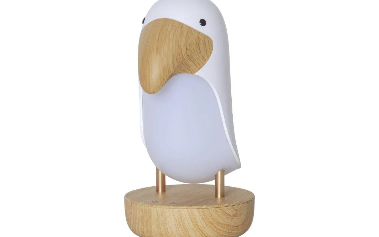 Star Trading Toucan Bird Uppladdningsbar Nattlampa 20cm Vit* Nattlampor