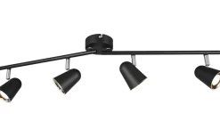 Avlånga Takspotlights|Takspot Med Minst 4 Lampor<Reality Toulouse Spotlight LED 4-delad mattsvart