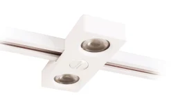 Skensystem<Aneta Trackline Flat 2-Spot LED 2x7W 3000K Matt Vit