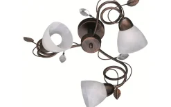 Plafonder<Trio Lighting Traditio Plafond 3-delad E14 rustik