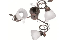 Plafonder<Trio Lighting Traditio Plafond 3-delad E14 rustik